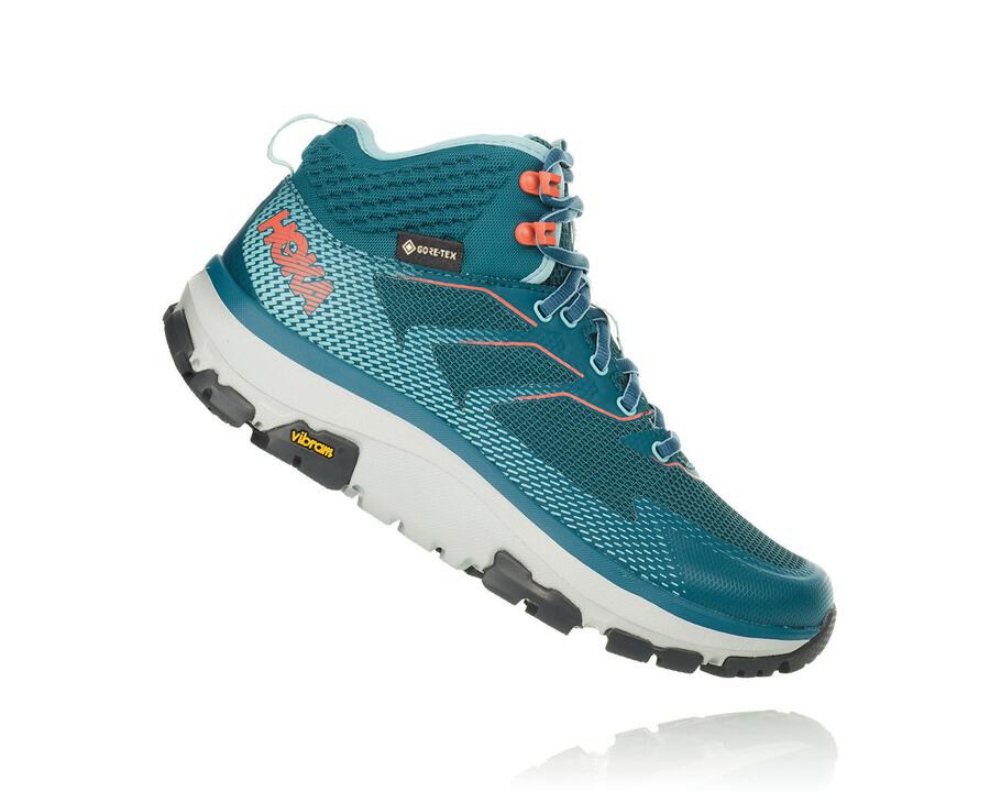 Hoka One One Turisticke Topanky Damske Tyrkysové - Toa GORE-TEX - 58173-RNIS